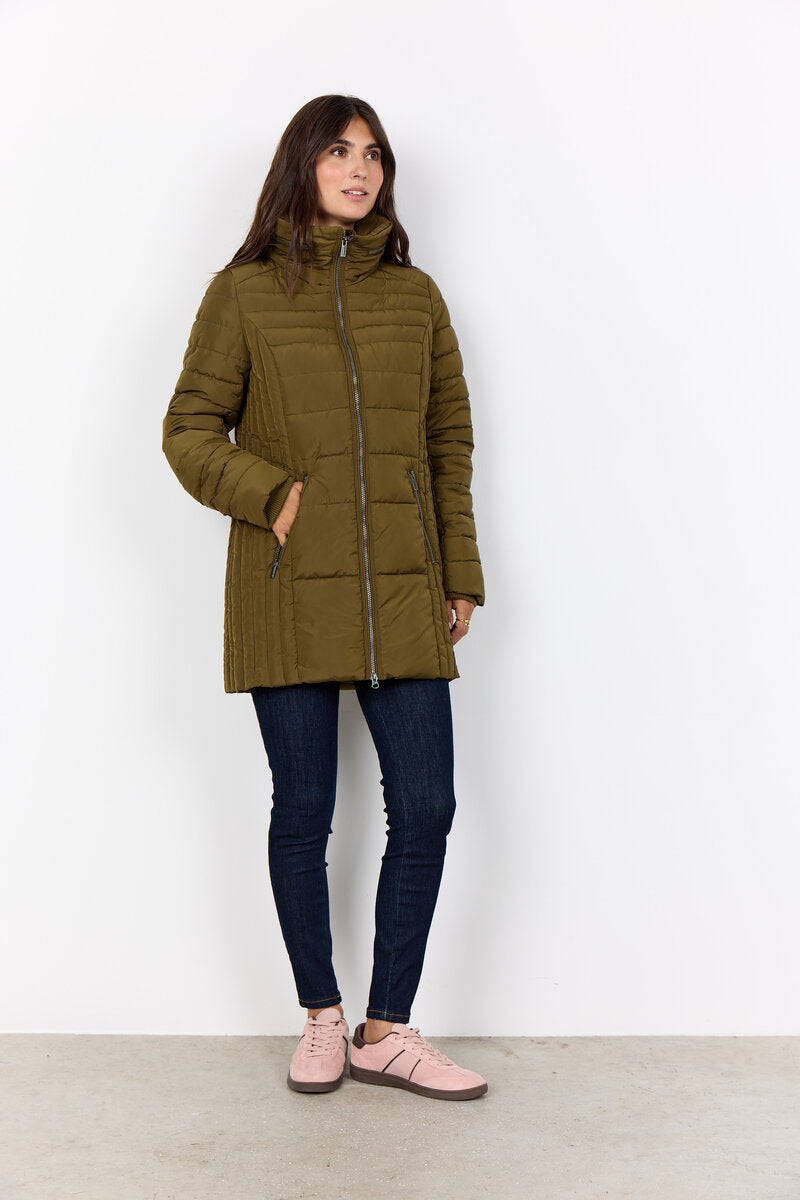 Nina Jacket Women Dark Olive Soyaconcept