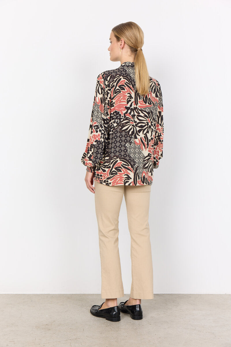 You are 1 Blouse Women Blush Combi Soyaconcept