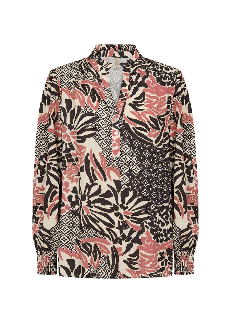 You are 1 Blouse Women Blush Combi Soyaconcept