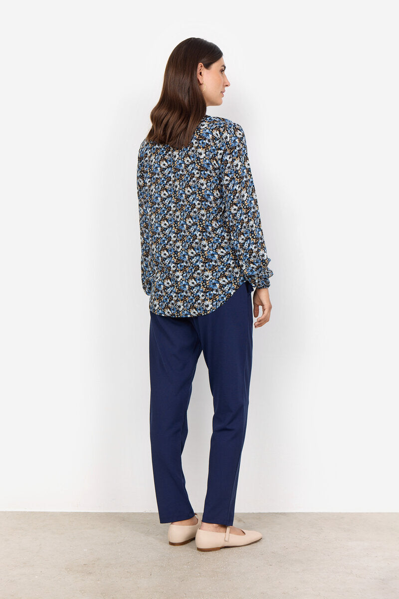 Olin 1 Blouse Women Air Blue Combi Soyaconcept