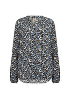 Olin 1 Blouse Women Air Blue Combi Soyaconcept