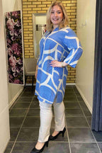 Olivera 2 Tunic Women Air Blue Combi Soyaconcept