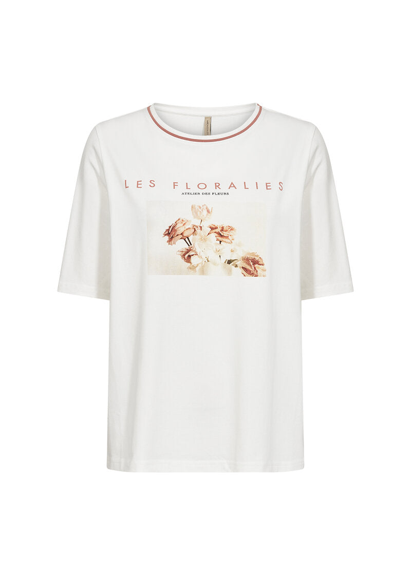Orlain 1 T-shirt Women Offwhite Soyaconcept