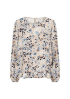 Pammi 1 Blouse Women Air Blue Combi Soyaconcept