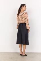 Pammi 1 Blouse Women Peach Pink Combi Soyaconcept