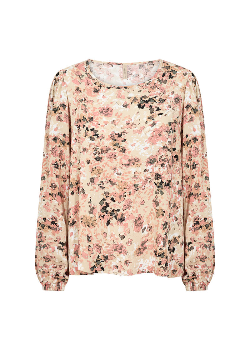 Pammi 1 Blouse Women Peach Pink Combi Soyaconcept