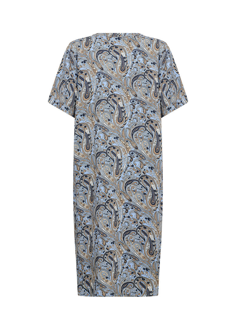 Pianna 4 Dress Women Air Blue Combi Soyaconcept