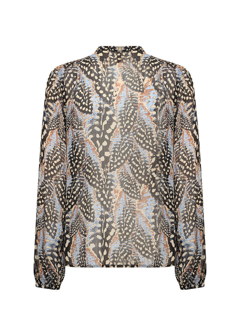 Piril 2 Women's Blouse Air Blue Combi Soyaconcept