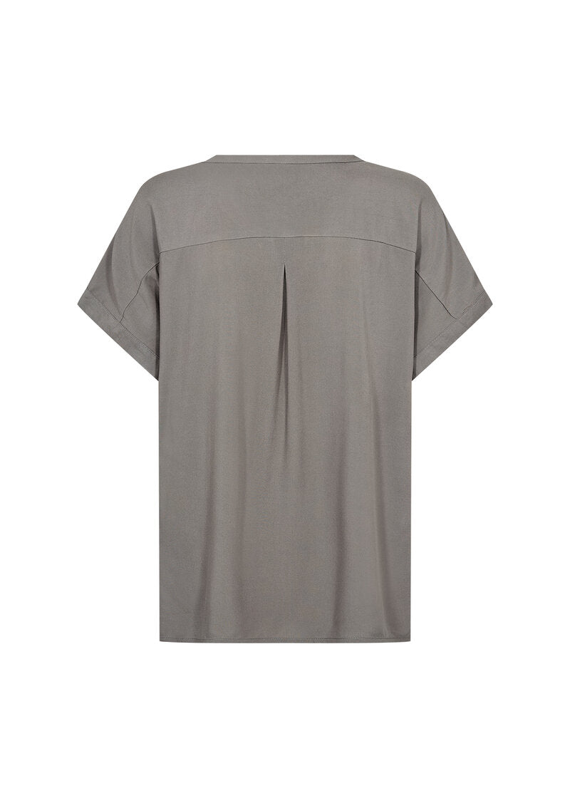 Radia 9 V-ringad Blus Dam Misty Soyaconcept