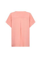 Radia 9 V-neck Blouse Women Peach Pink Soyaconcept