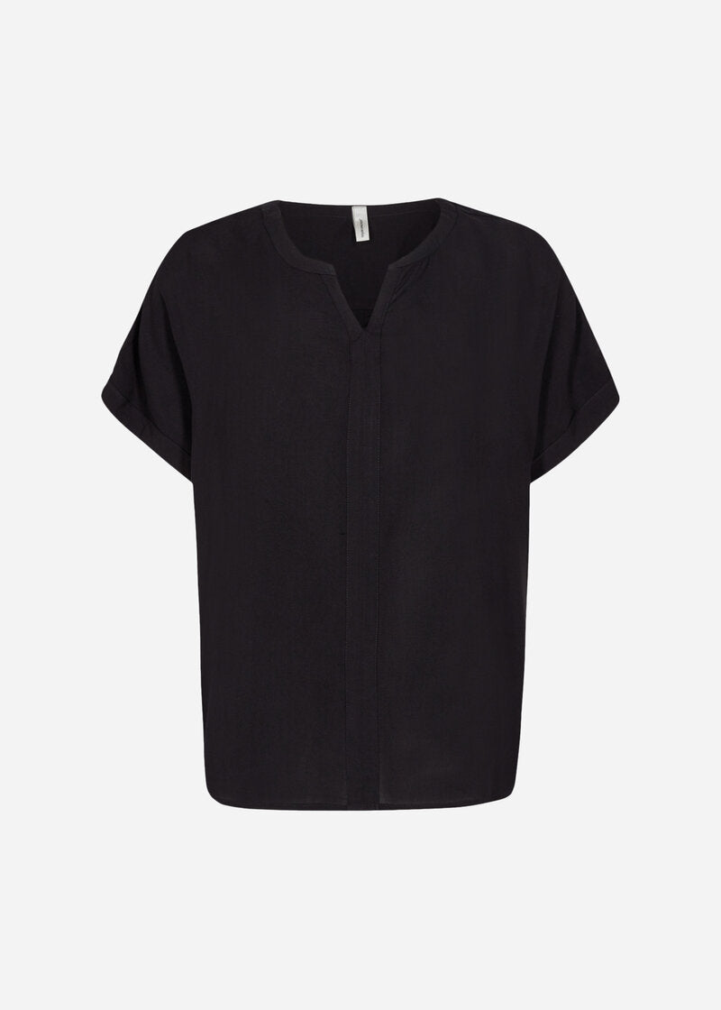 Radia 9 V-ringad Blus Dam Black Soyaconcept