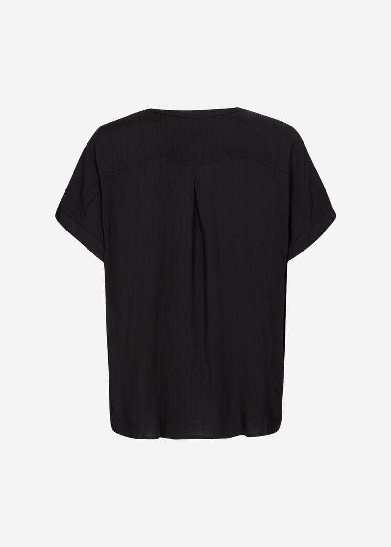 Radia 9 V-ringad Blus Dam Black Soyaconcept