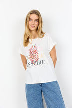 Rina 13 T-Shirt Dam Dk Red Soyaconcept