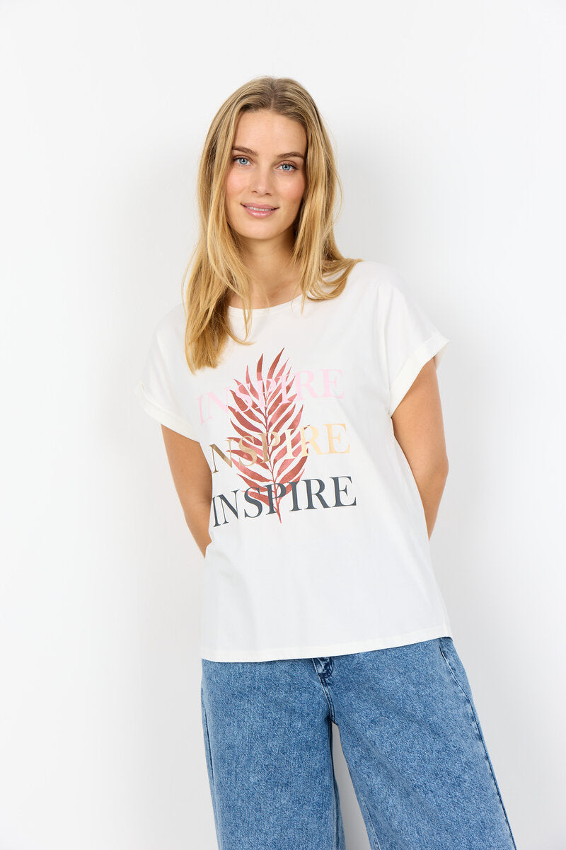 Rina 13 T-Shirt Dam Dk Red Soyaconcept