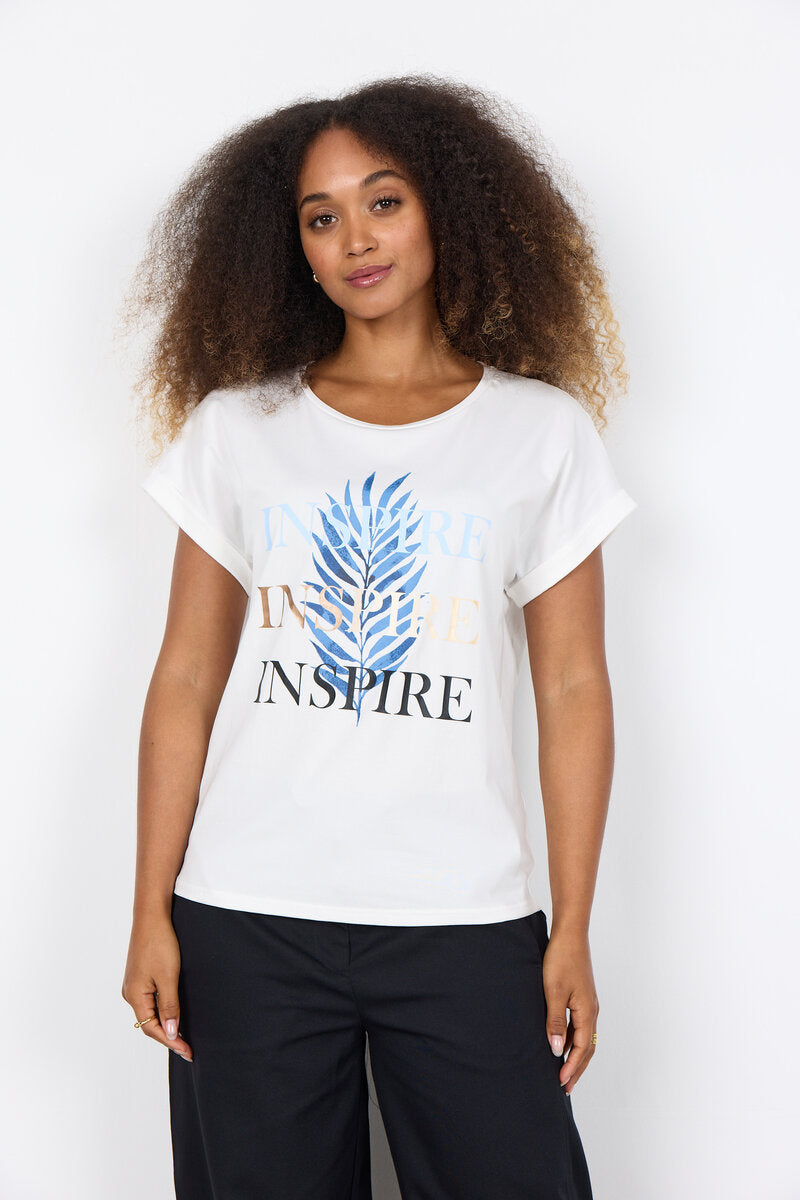 Rina 13 T-Shirt Dam Offwhite Soyaconcept
