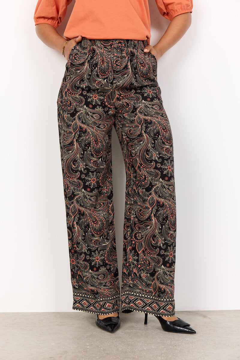 Robyn 3 Women's Trousers Mandarin Combi Soyaconcept