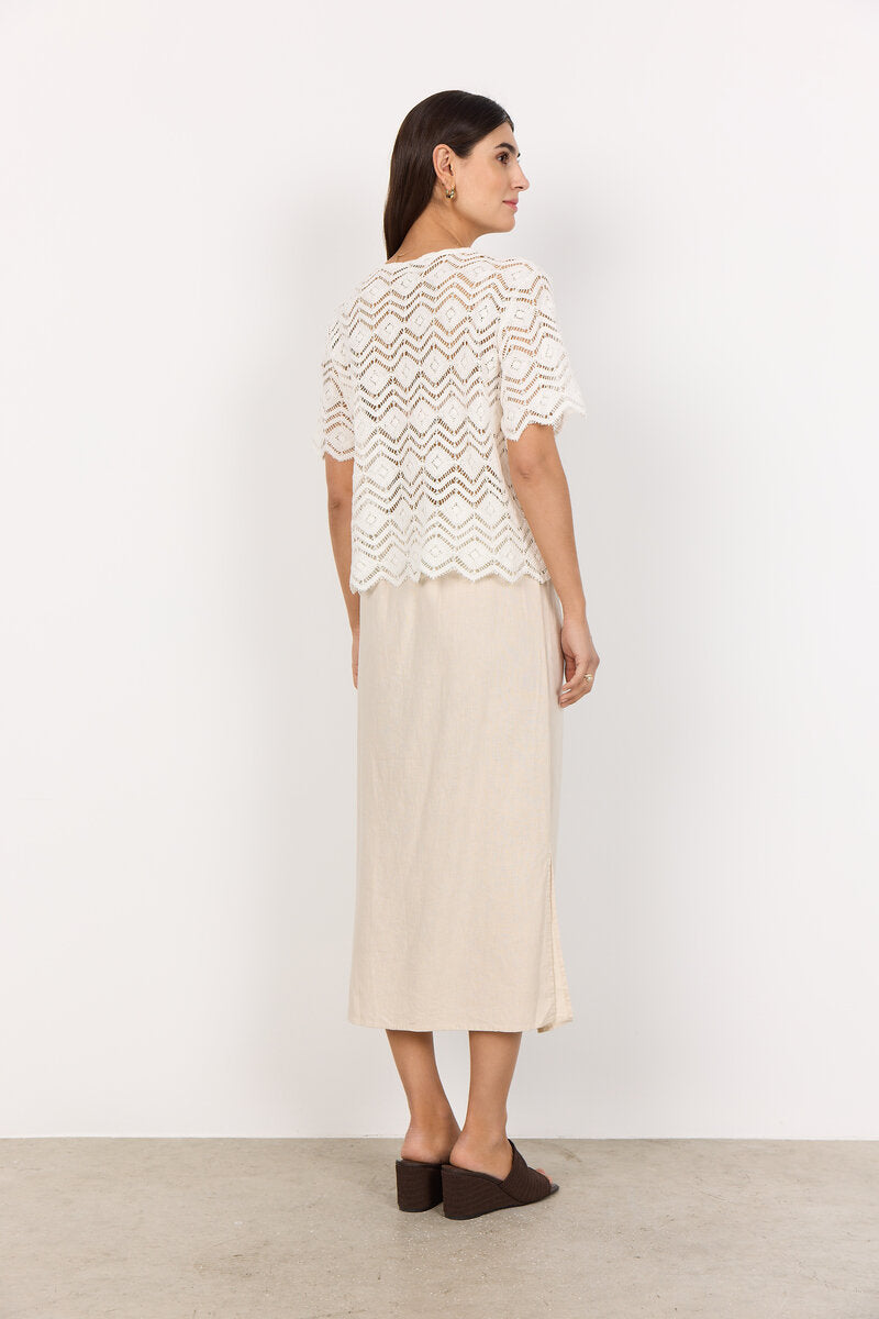 Rusla 3 Cardigan Women OffWhite Soyaconcept