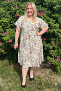 Sammy Dress Women Shadow Green Combi Soyaconcept