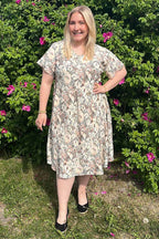 Sammy Dress Women Shadow Green Combi Soyaconcept