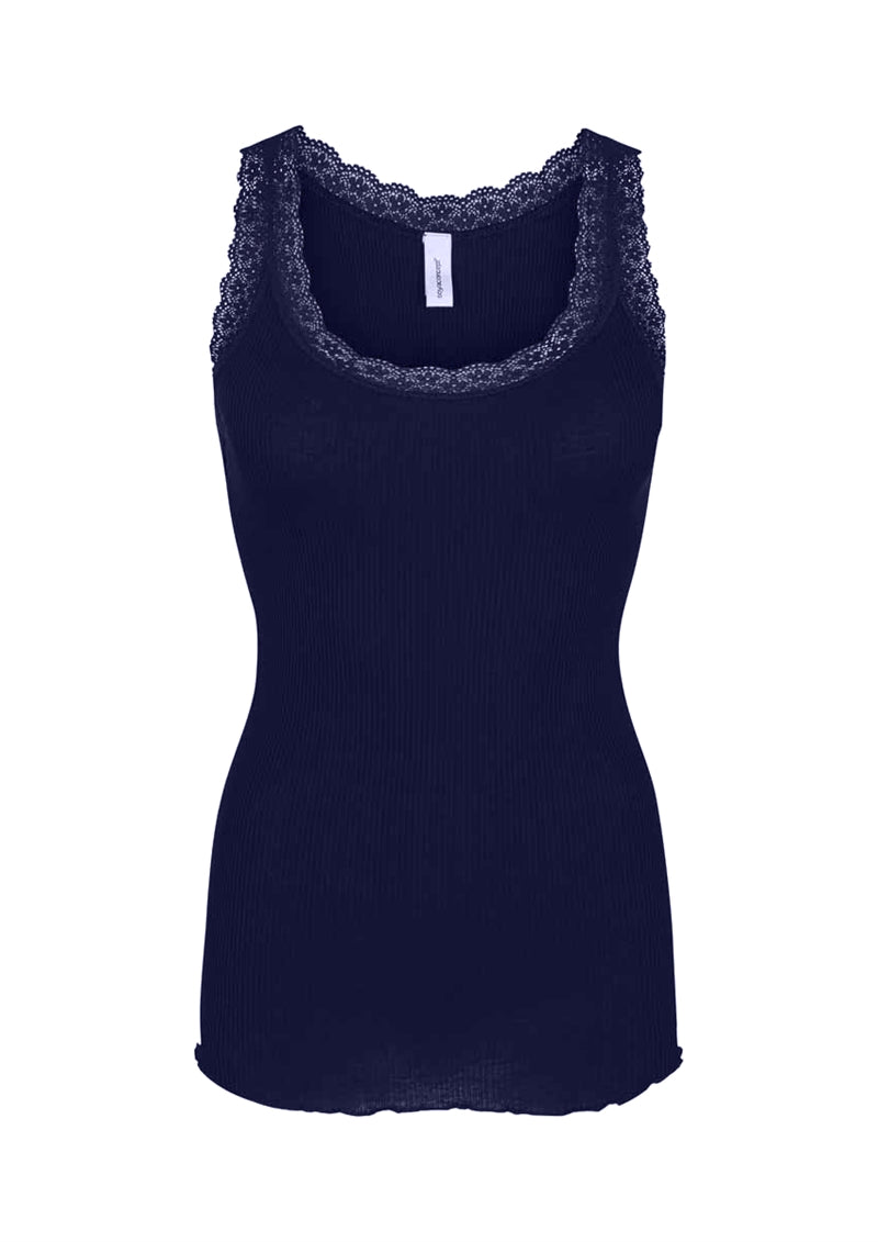 Soya Concept Sarona Lace Top Ladies Dark Blue - Soyaconcept