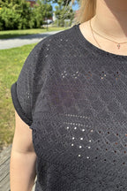 Satine 2 T-Shirt Dam Black Soyaconcept