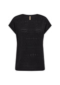 Satine 2 T-Shirt Dam Black Soyaconcept