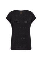 Satine 2 T-Shirt Dam Black Soyaconcept