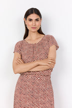 Selia 1 Blus Dam Mineral Red Combi Soyaconcept