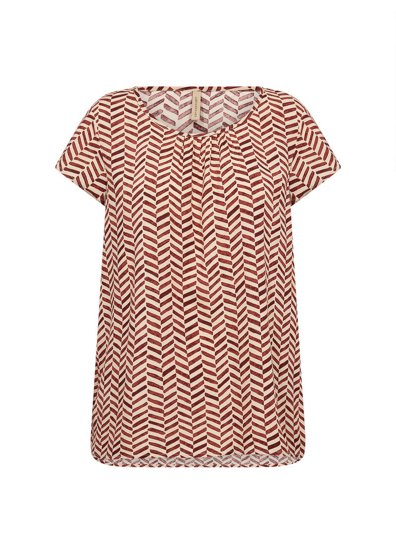 Selia 1 Blus Dam Mineral Red Combi Soyaconcept