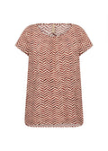 Selia 1 Blus Dam Mineral Red Combi Soyaconcept