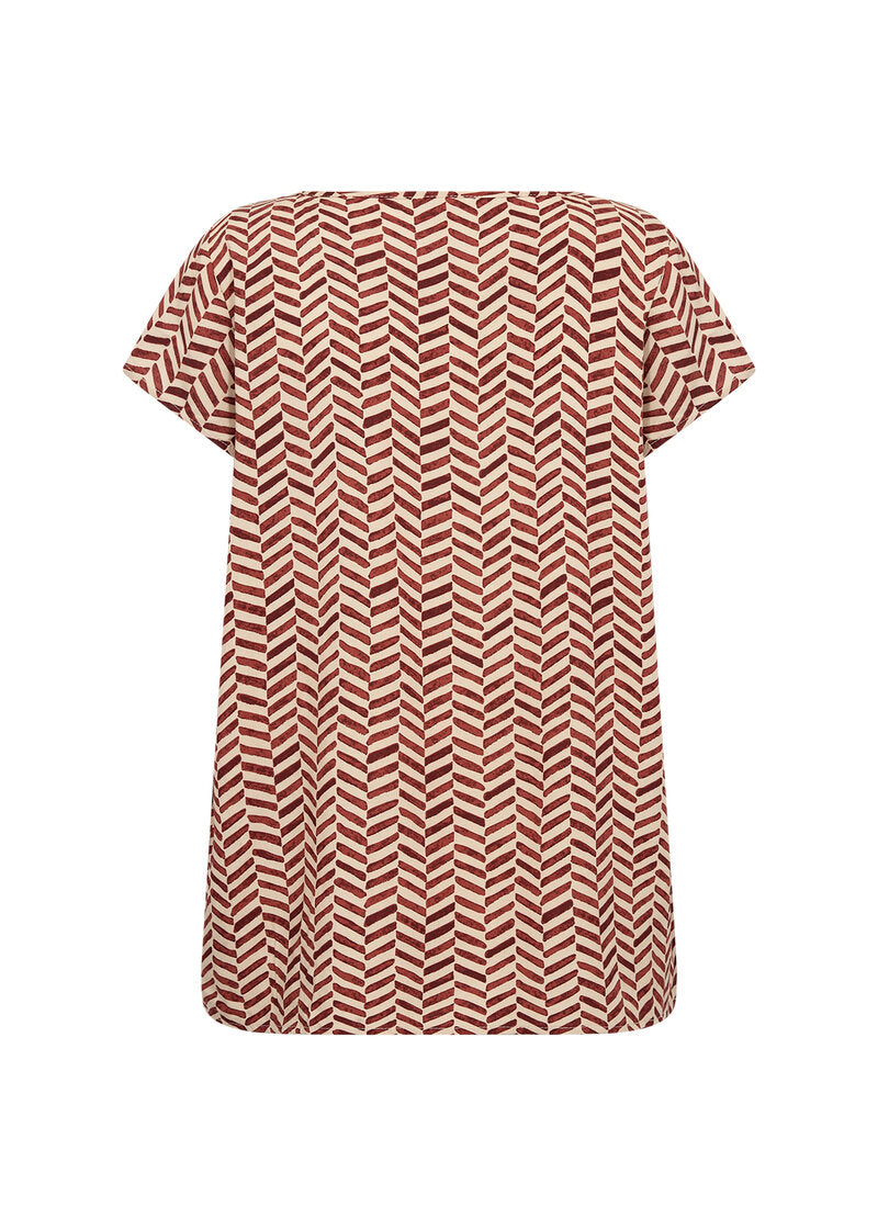 Selia 1 Blus Dam Mineral Red Combi Soyaconcept