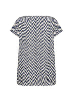 Selia 1 Blouse Women's Navy Combi Soyaconcept