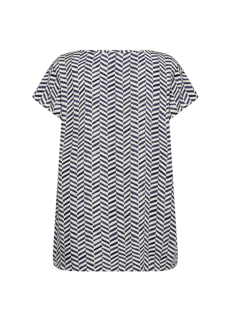 Selia 1 Blouse Women's Navy Combi Soyaconcept