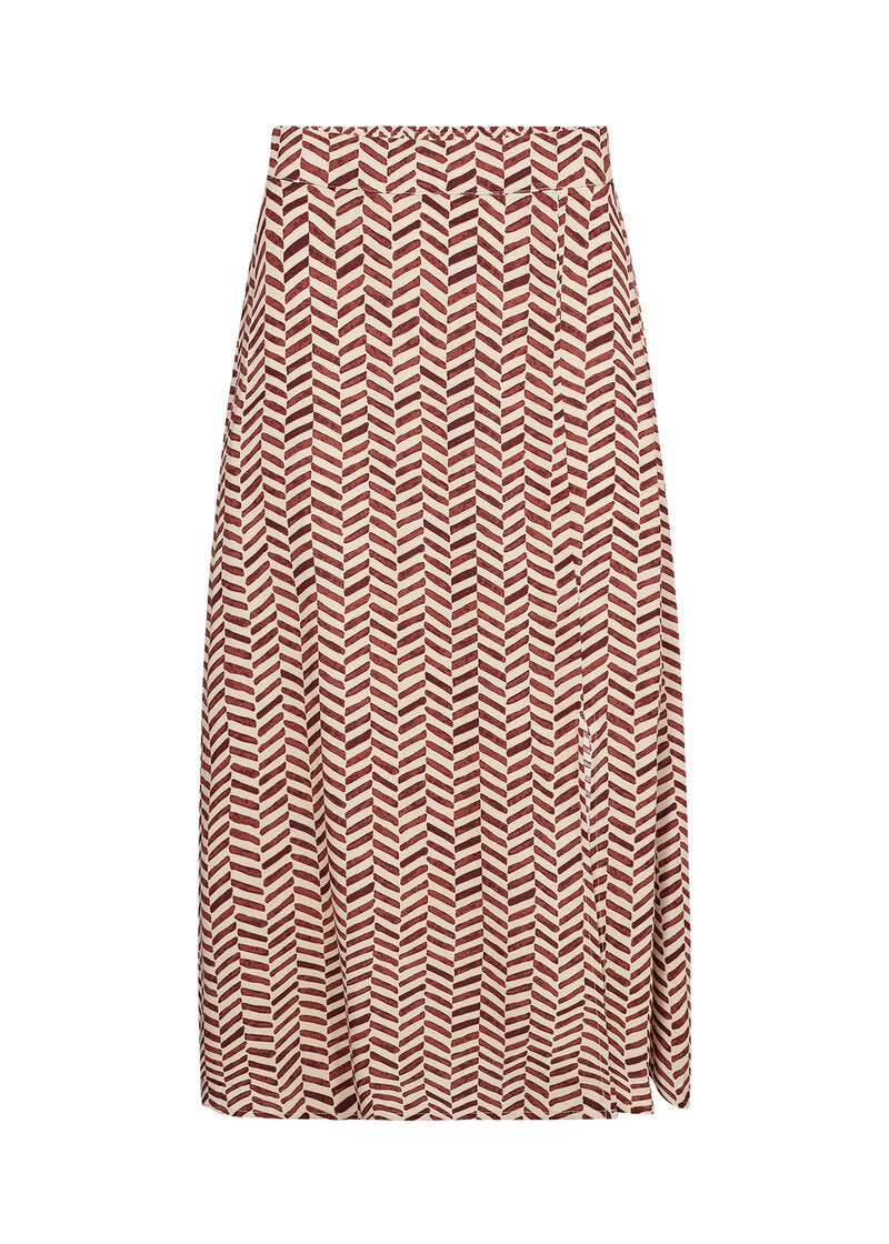 Selia 3 Skirt Women Mineral Red Combi Soyaconcept