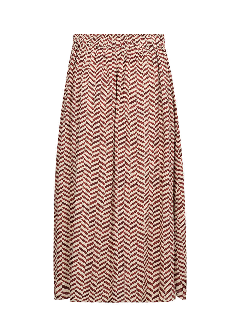 Selia 3 Skirt Women Mineral Red Combi Soyaconcept