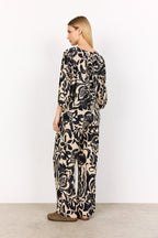 Senta 1 Blus Dam Black Combi Soyaconcept