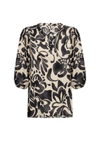 Senta 1 Blus Dam Black Combi Soyaconcept