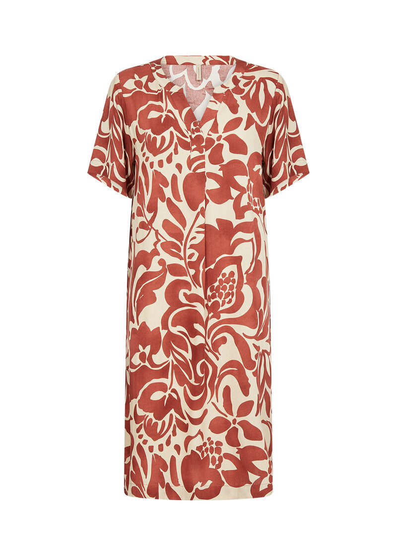 Senta 3 Tunic Women Mineral Red Combi Soyaconcept