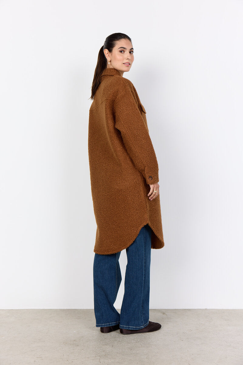 Shaima 5 Jacket Women Toffee Soyaconcept