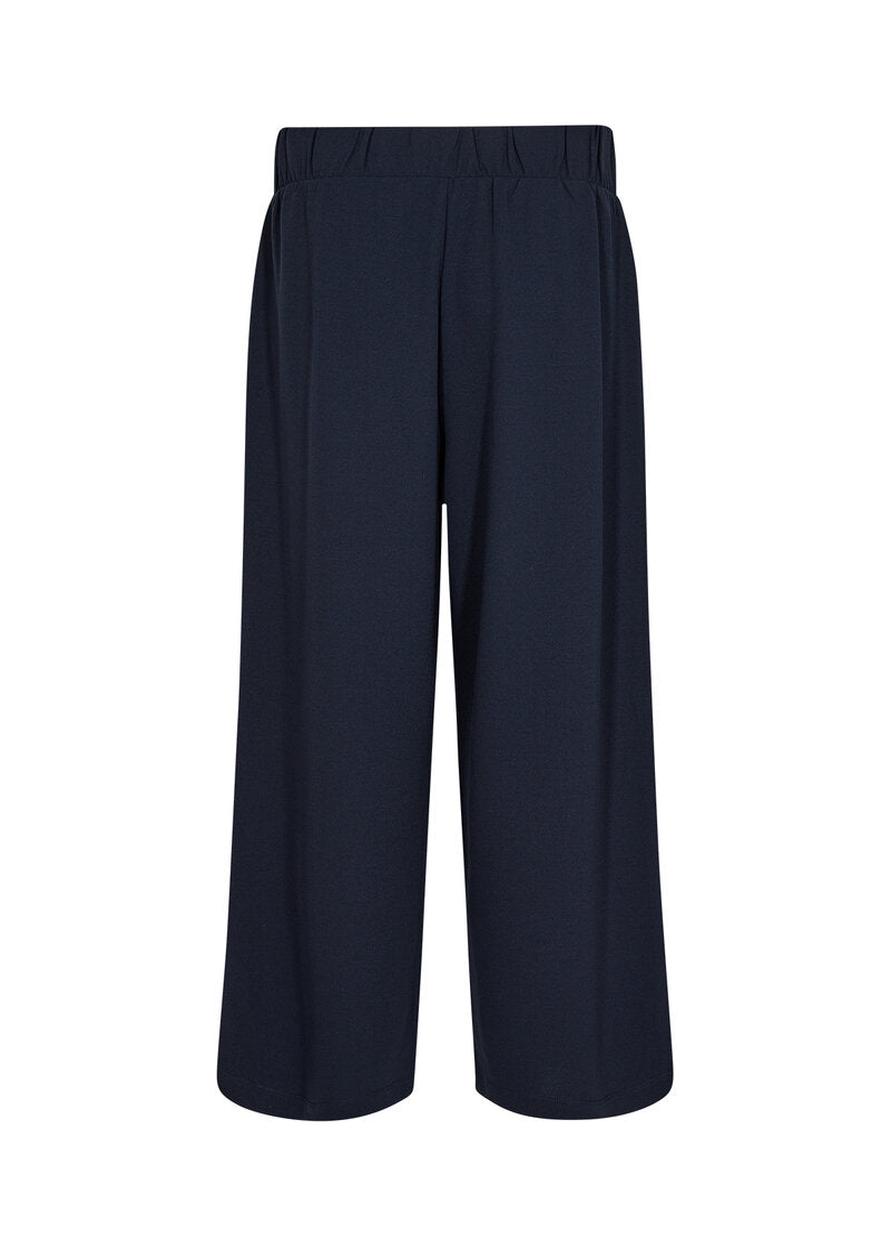 Siham 36 Trousers Women Navy 3/4 Soyaconcept
