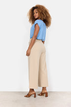 Siham 36 Trousers Women Sand 3/4 Soyaconcept