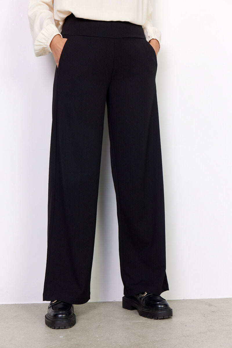 Siham 48 Trousers Women Black Soyaconcept