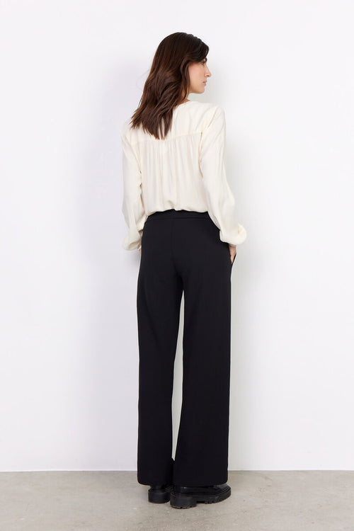 Siham 48 Långbyxa Dam Black Soyaconcept