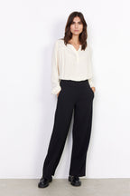 Siham 48 Trousers Women Black Soyaconcept