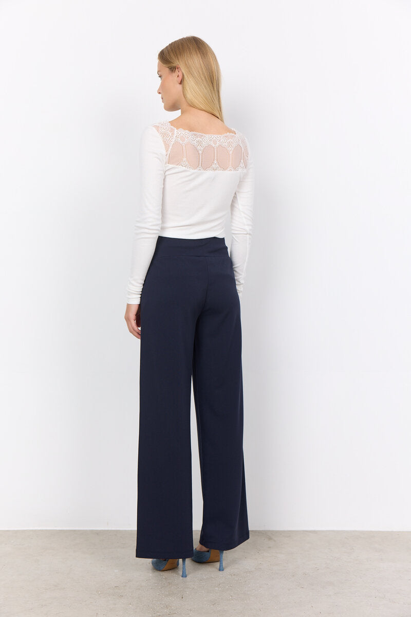 Siham 48 Långbyxa Dam Navy Soyaconcept