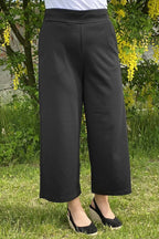 Siham 36 Trousers Women Black 3/4 Soyaconcept