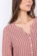 Talita 1 Blouse Women Shadow Rose Combi Soyaconcept