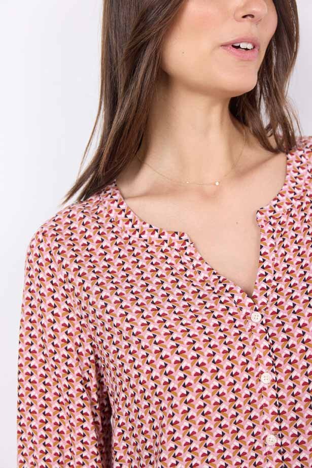 Talita 1 Blouse Women Shadow Rose Combi Soyaconcept
