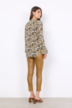 Tarita Blus Dam Golden Yellow Combi Soyaconcept