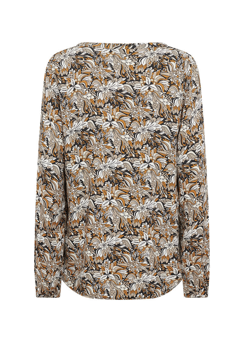 Tarita Blus Dam Golden Yellow Combi Soyaconcept